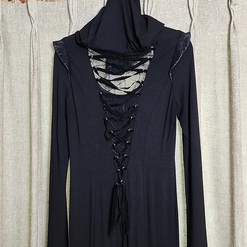 Punk Rave Enchantress Hooded Dress - Picture 5 of 7